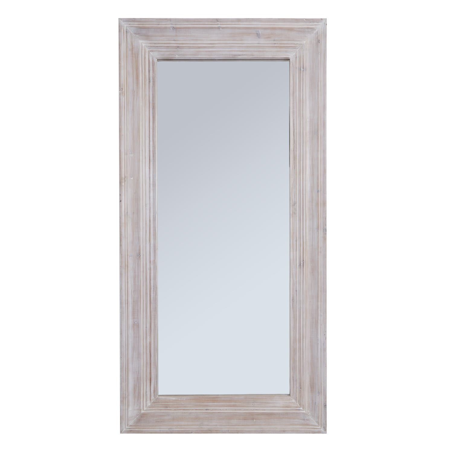 Large Rectangle Mirror - Harewood White Washed